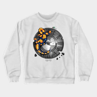 A newt eats…time flies. Crewneck Sweatshirt